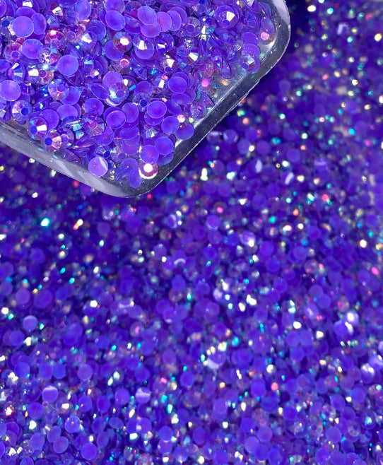 Purple Ab Jelly Rhinestones