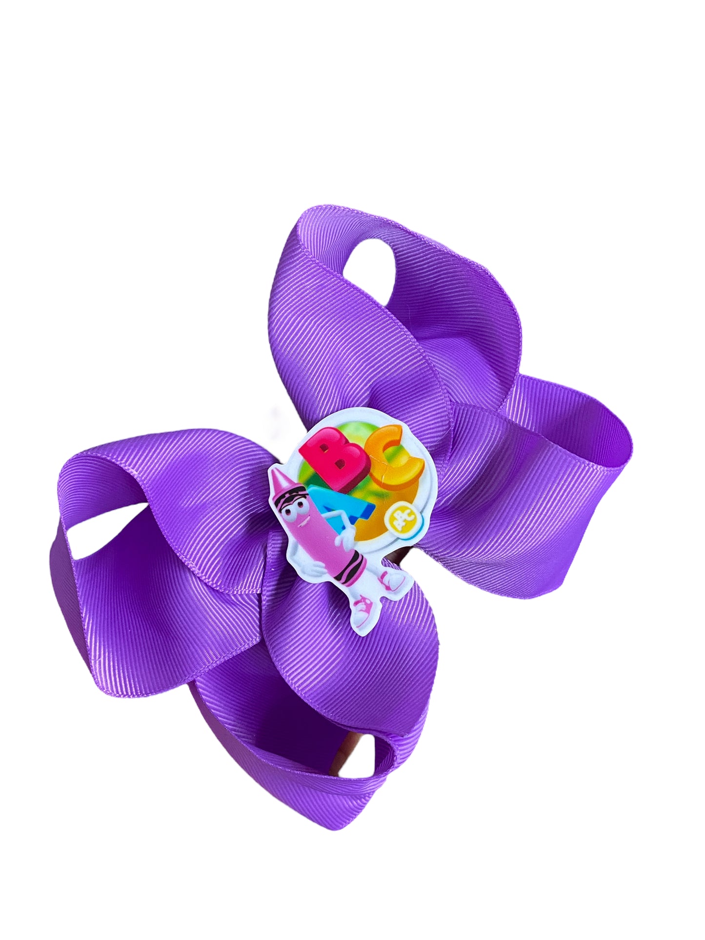 Purple, Solid Color Jumbo hair clip