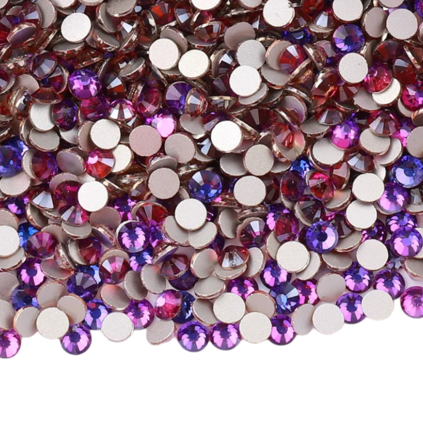 Purple Symphony Glass Rhinestones