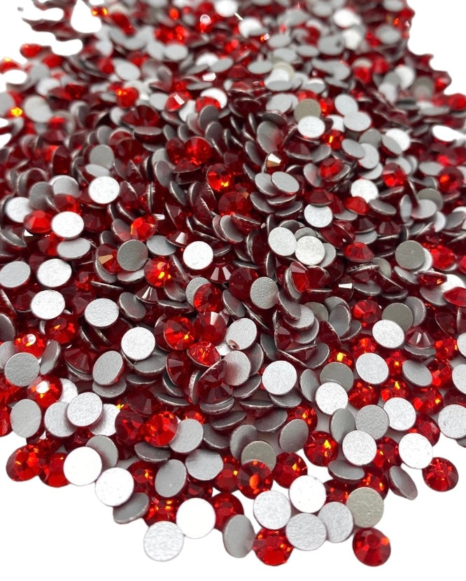 Red (Lit Siam) Glass Rhinestones