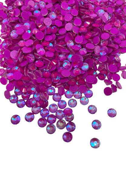 Fluorescence Ab Glow Glass Rhinestones (1,440 Pieces)