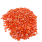 Dark Orange Ab Pearls (Mix size) 1,500 pieces