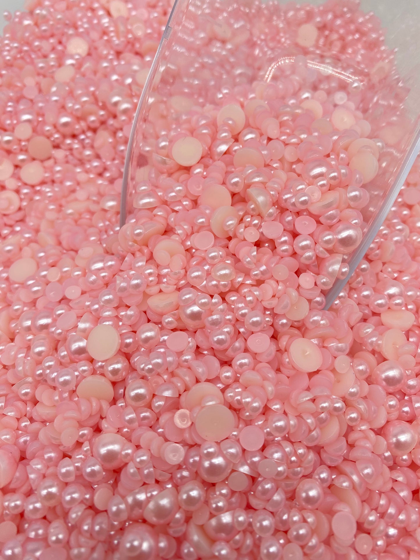 Lit Pink non-Ab Pearl (Mix Size)