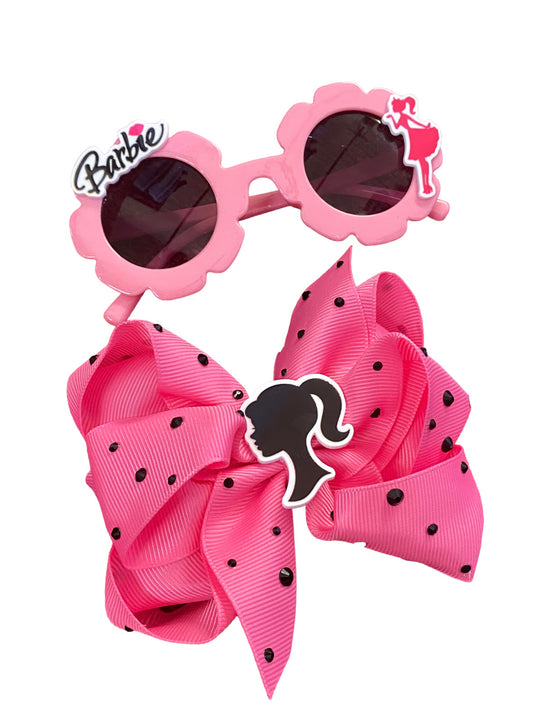 Barbie Hair Clip with Barbie Matching SunGlass