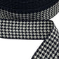 Black and white Ribbon, 38mm/1.5 inches (2 yards)