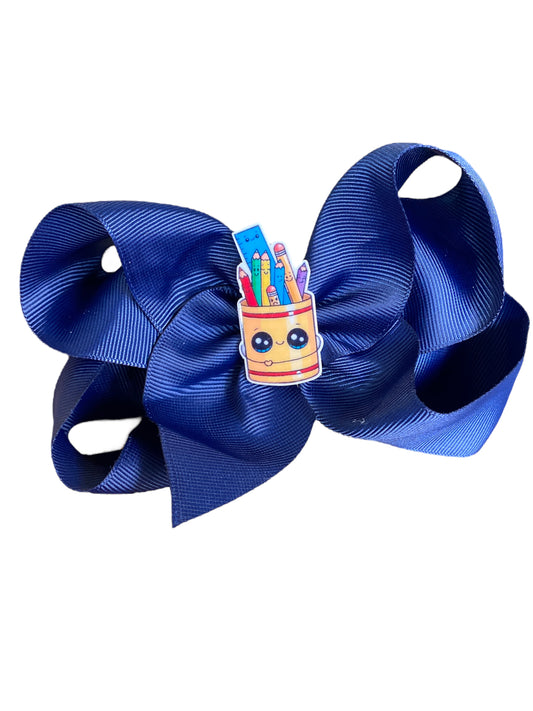 Navy Blue, Solid Color Jumbo hair clip