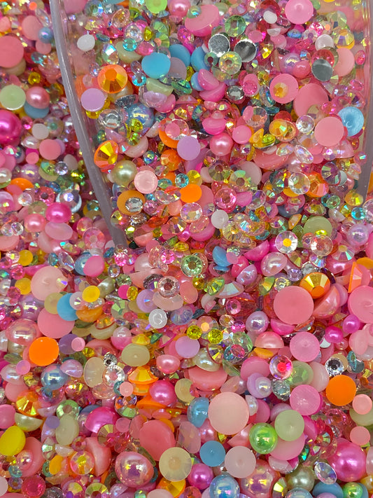Mix Pearls and Rhinestones – Roxy Bling