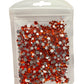 Orange Mix Size Glass Rhinestones