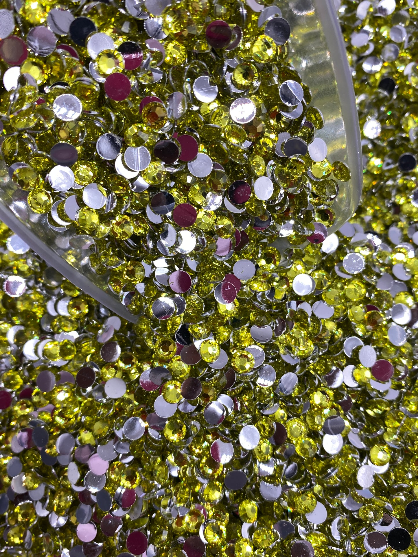 Yellow Resins Rhinestones