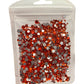 Orange Mix Size Glass Rhinestones