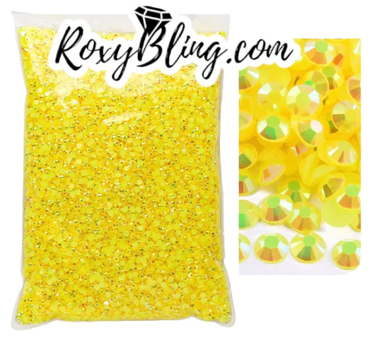 Yellow Jelly Rhinestone