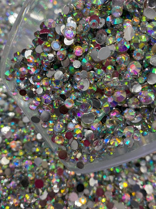 Mix Size AB Crystal Resins (30 Grams)  Rhinestones