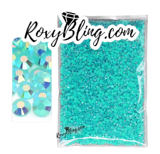 Aqua Blue Jelly Rhinestone (BULK BAG)