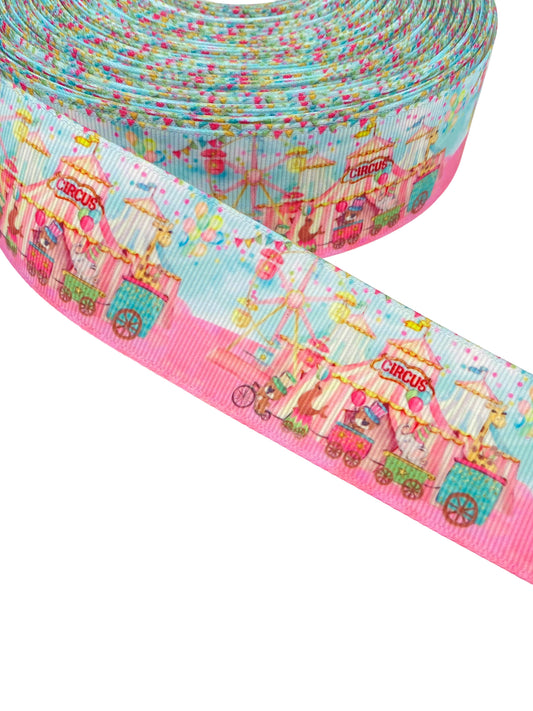 Ferry wheel circus Ribbon (38mm /1.5 inches)