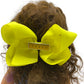 Yellow, Solid Color Jumbo hair clip