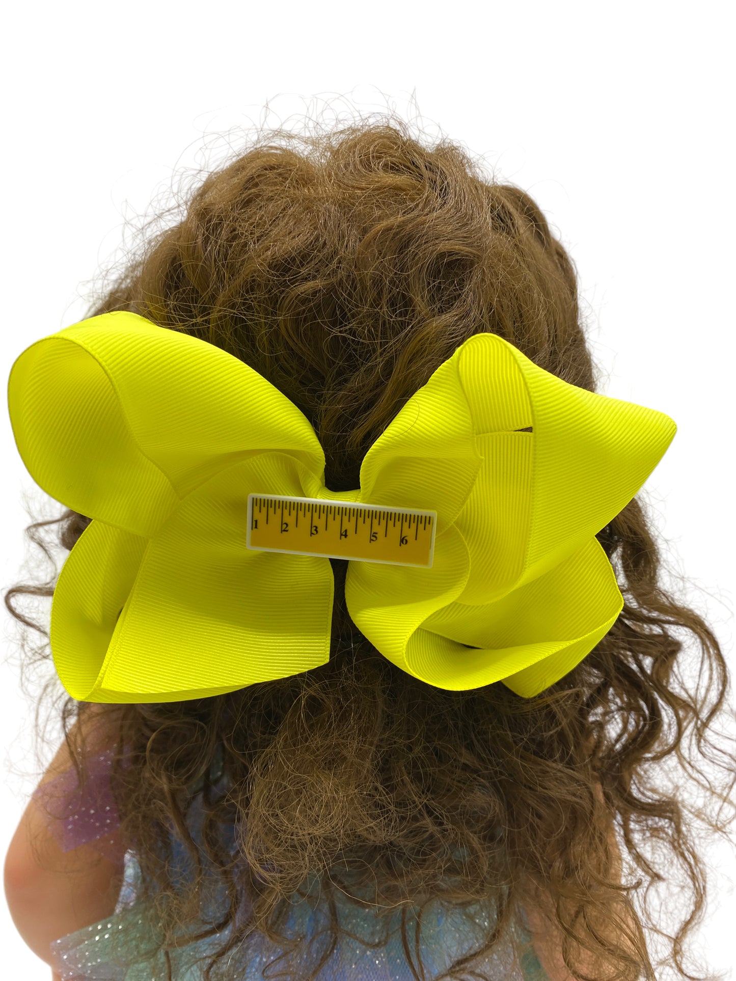 Yellow, Solid Color Jumbo hair clip