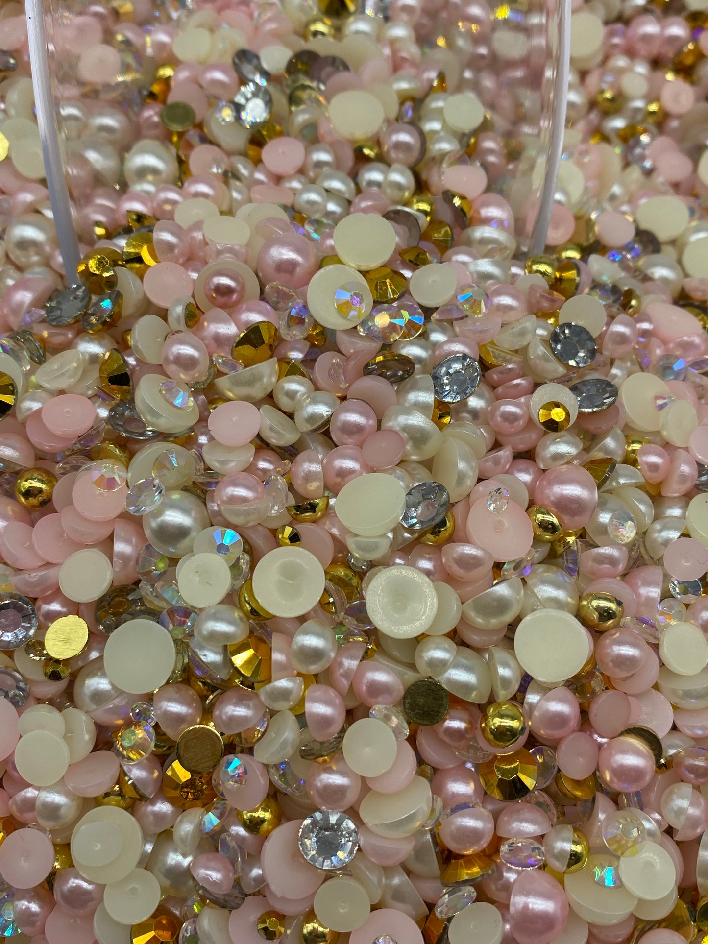 Pretty Pretty Princes Rhinestones & Pearl Mix