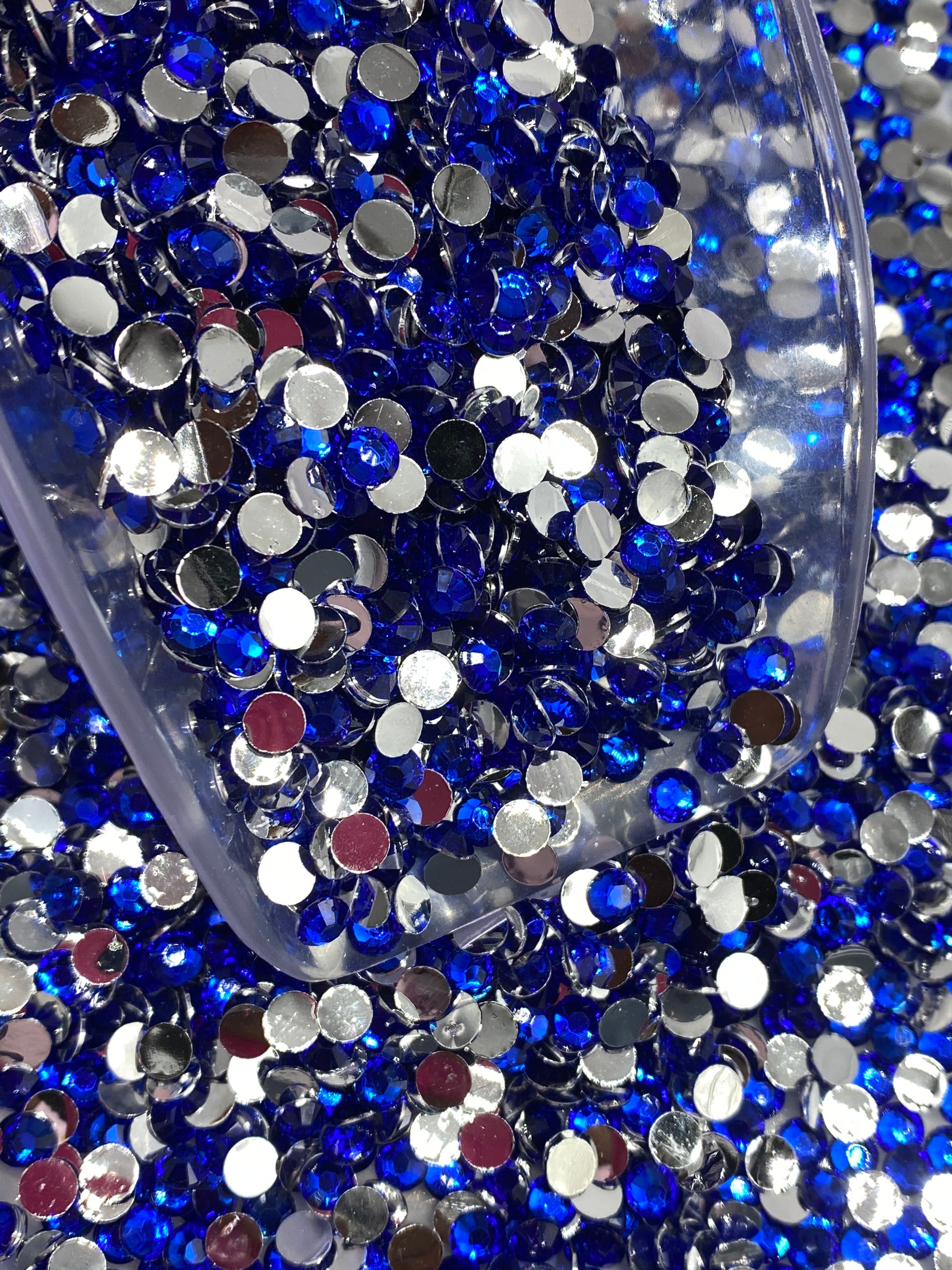 Sapphire Blue Bling Bling Premium Glass Rhinestone Embellishments & Ba -  Resin Rockers