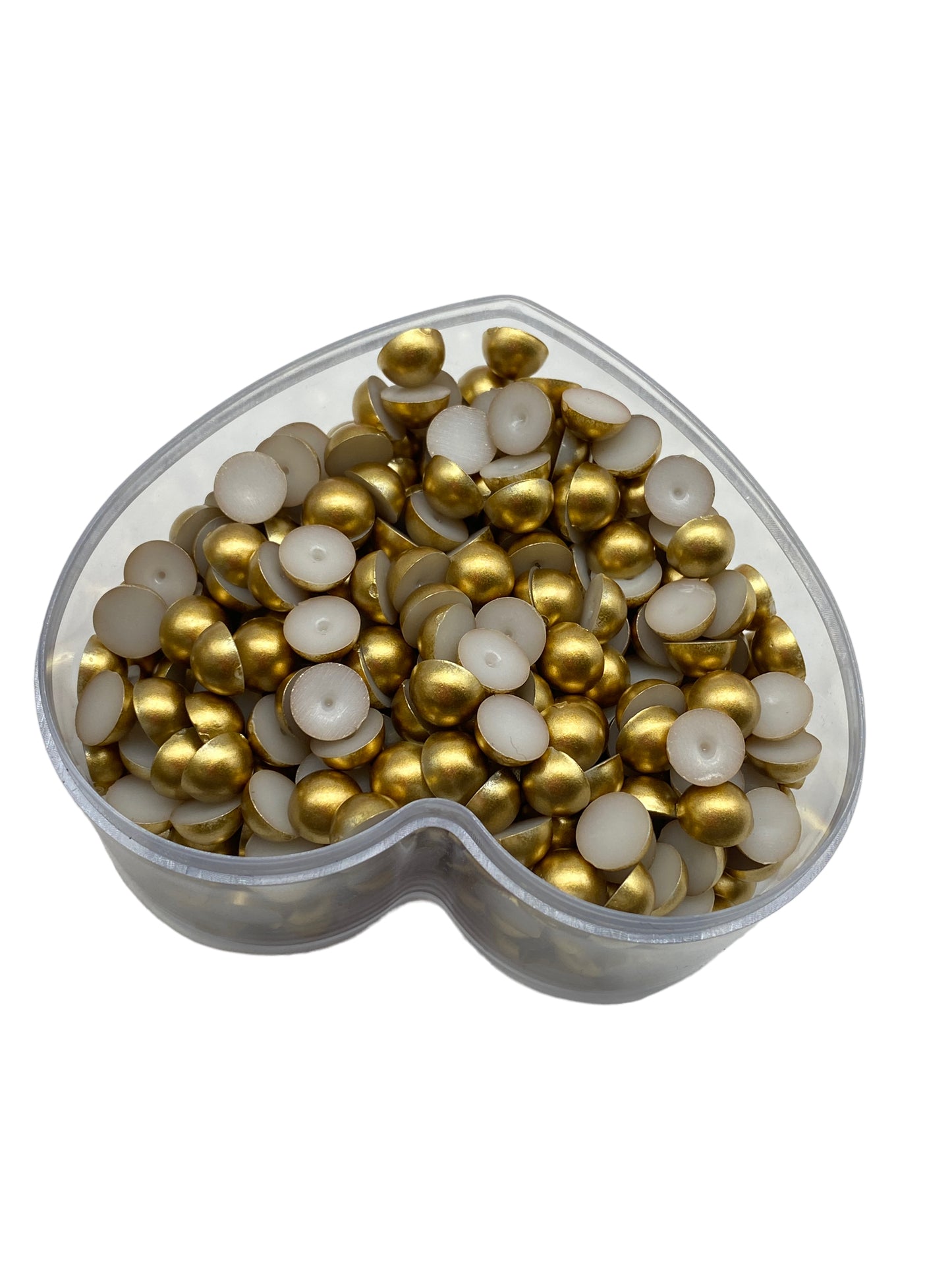 8mm Non-Ab Flatback Pearls