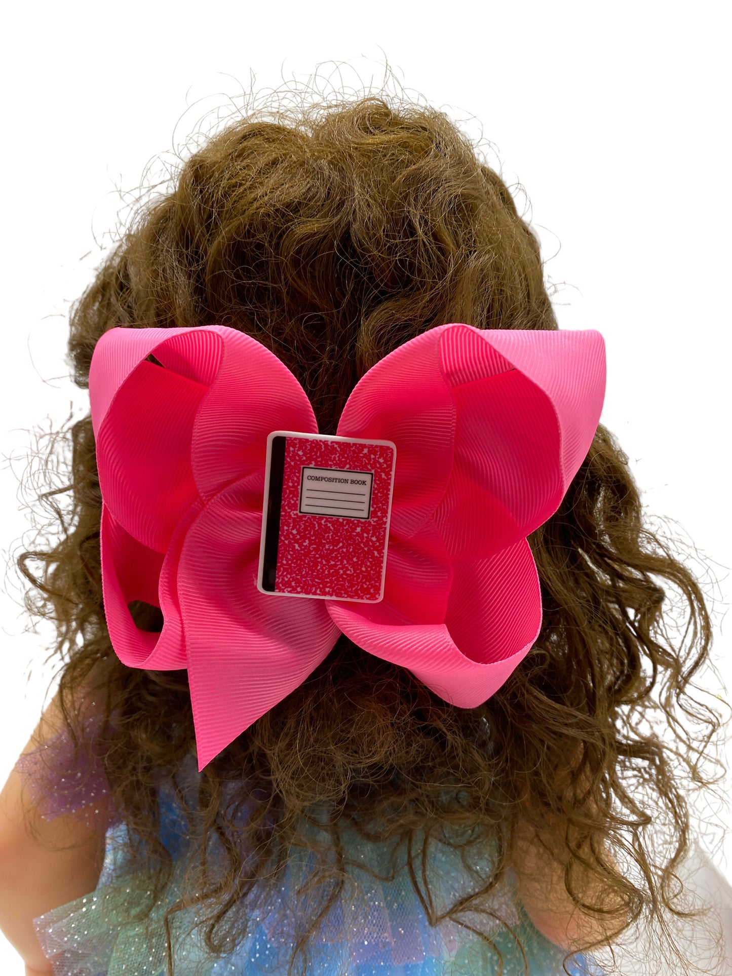 Hot Pink, Solid Color Jumbo hair clip