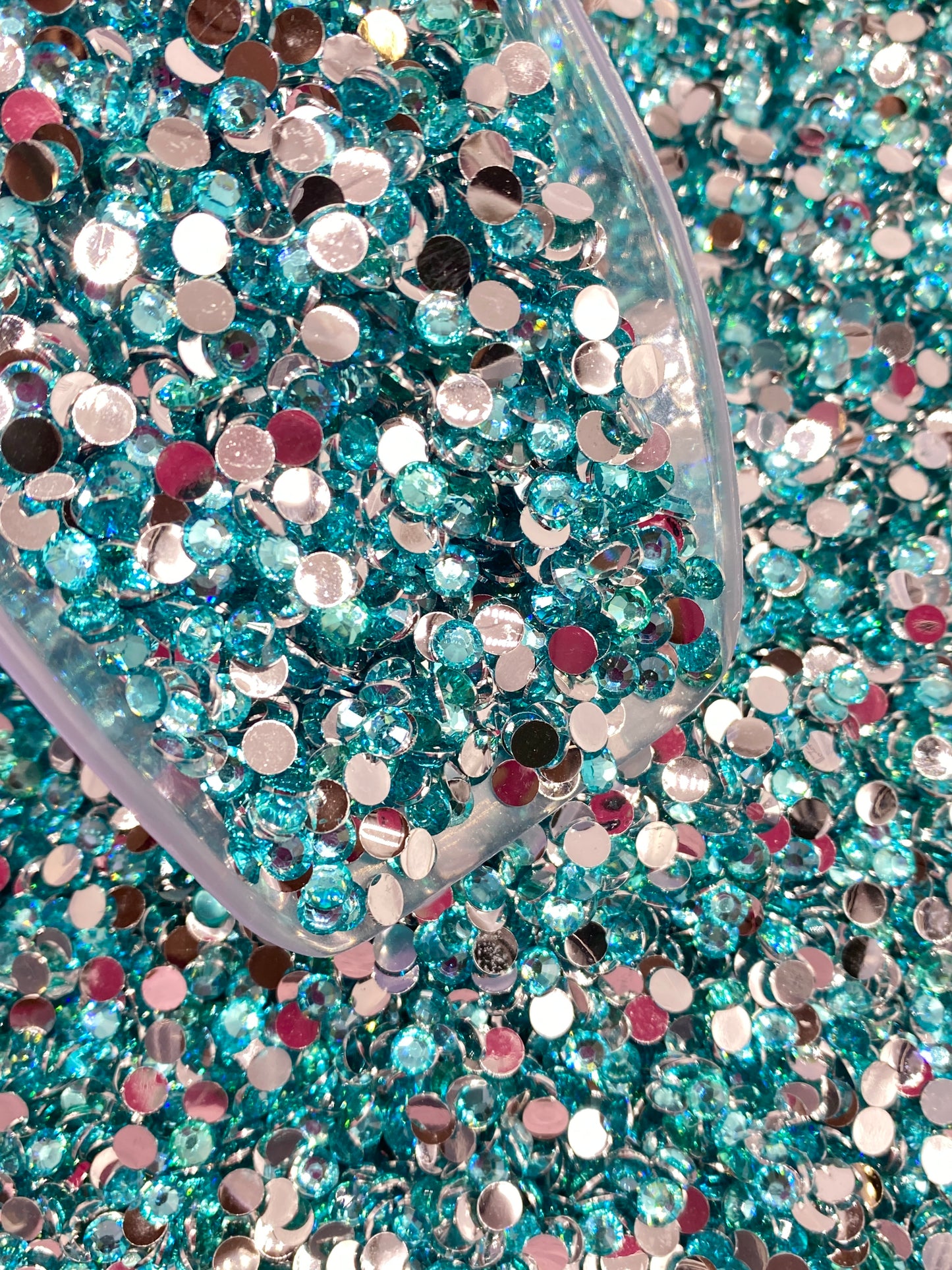 Aqua Resin Rhinestone