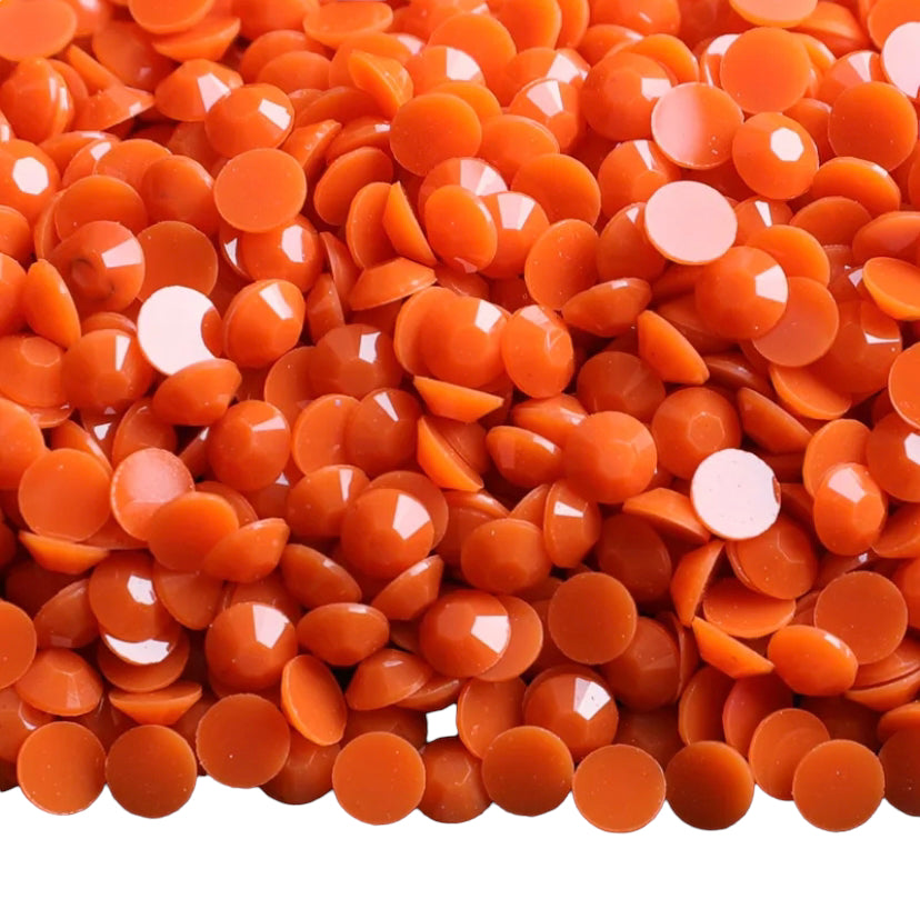 Orange Non-Ab Jelly Rhinestones