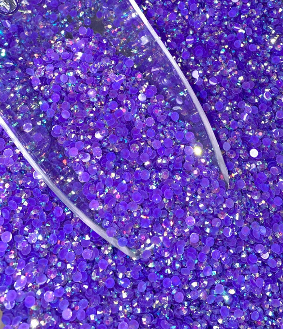 Purple Ab Jelly Rhinestones