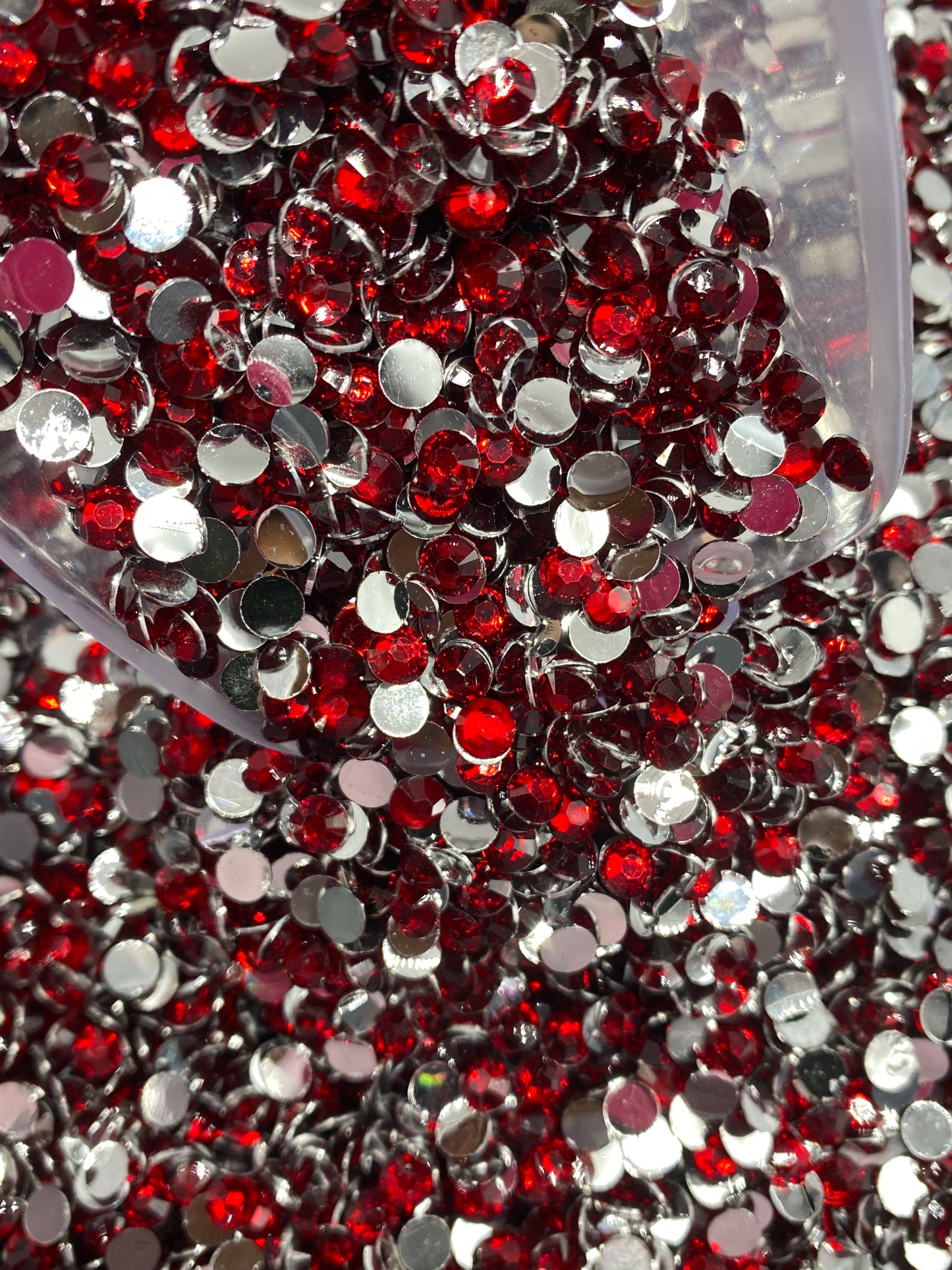 Dark Red resins Rhinestones