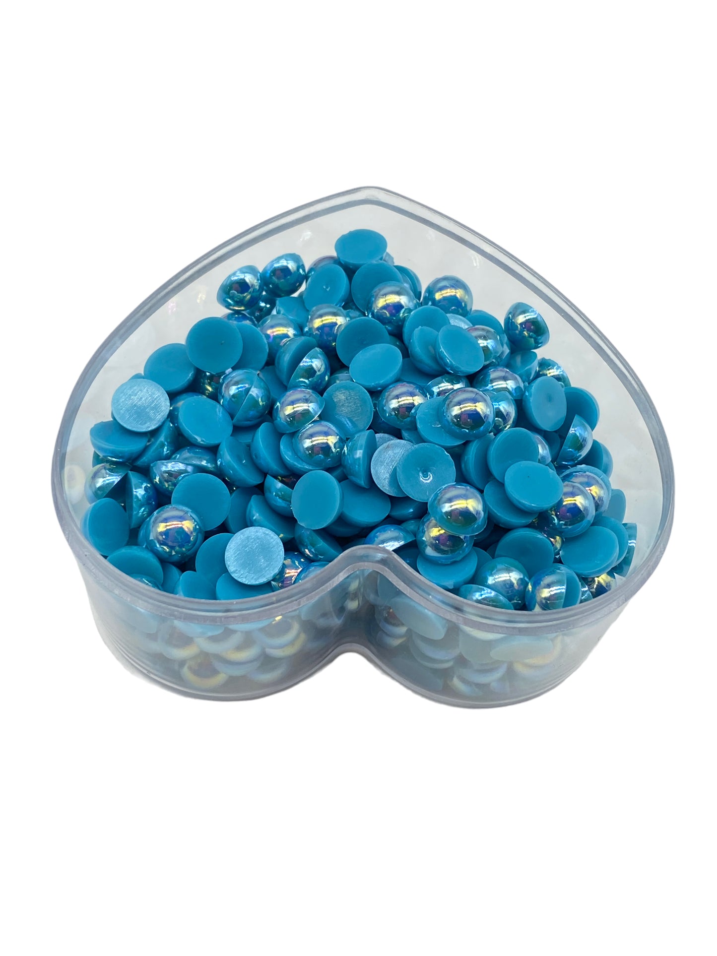 8mm Ab Flatback Pearls (100 Pieces)