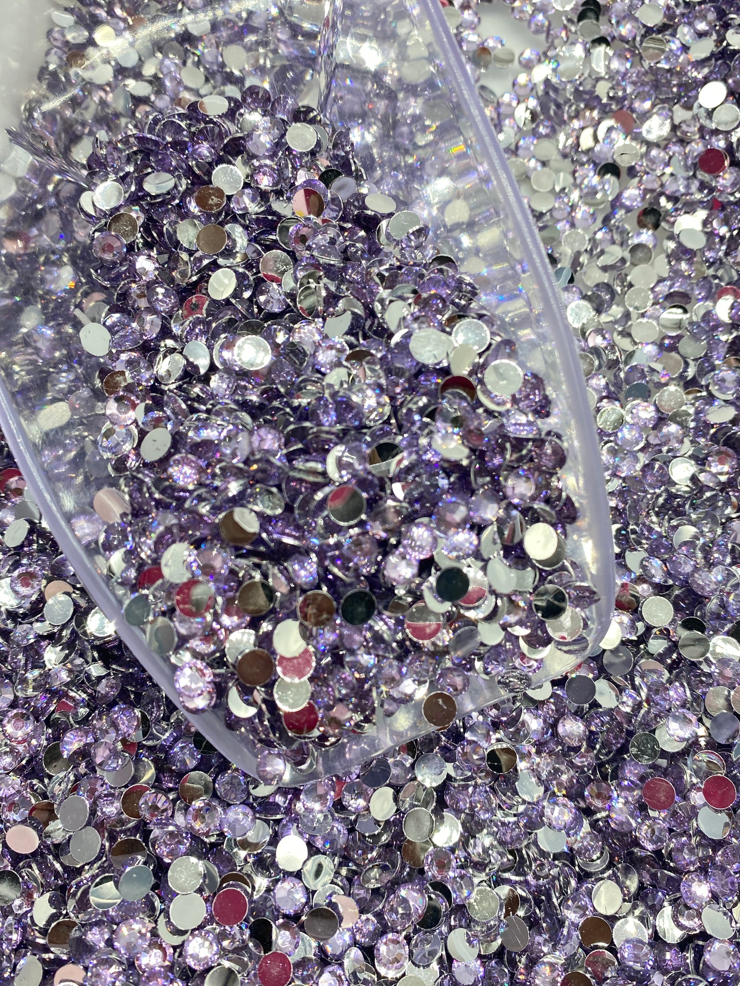 Lavender Resins Rhinestones