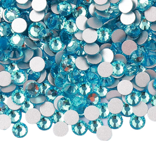 Aquamarine Glass Rhinestones