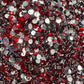 Dark Red resins Rhinestones