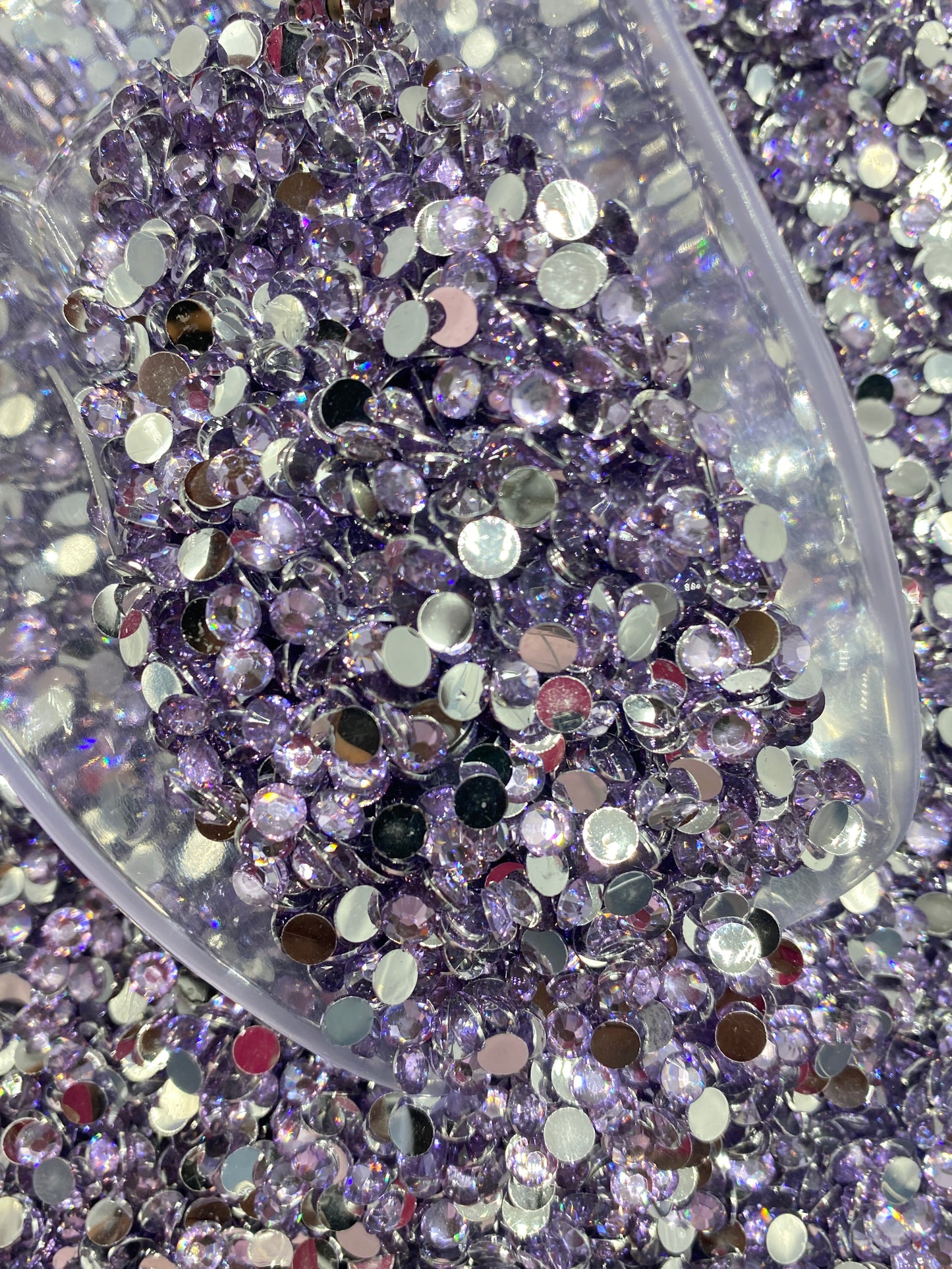 Lavender Resins Rhinestones