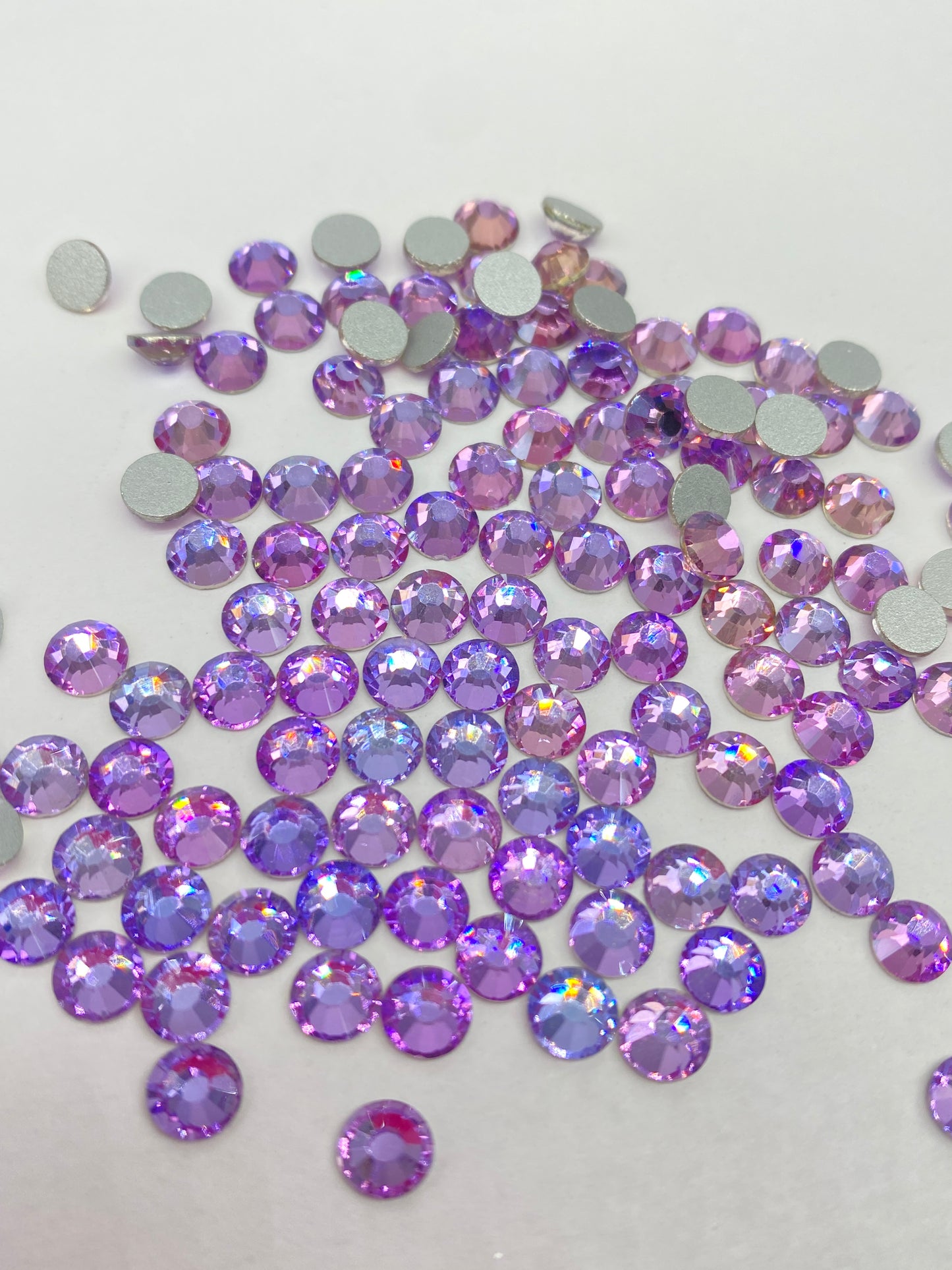 Violet Purple Ab Glass Rhinestones