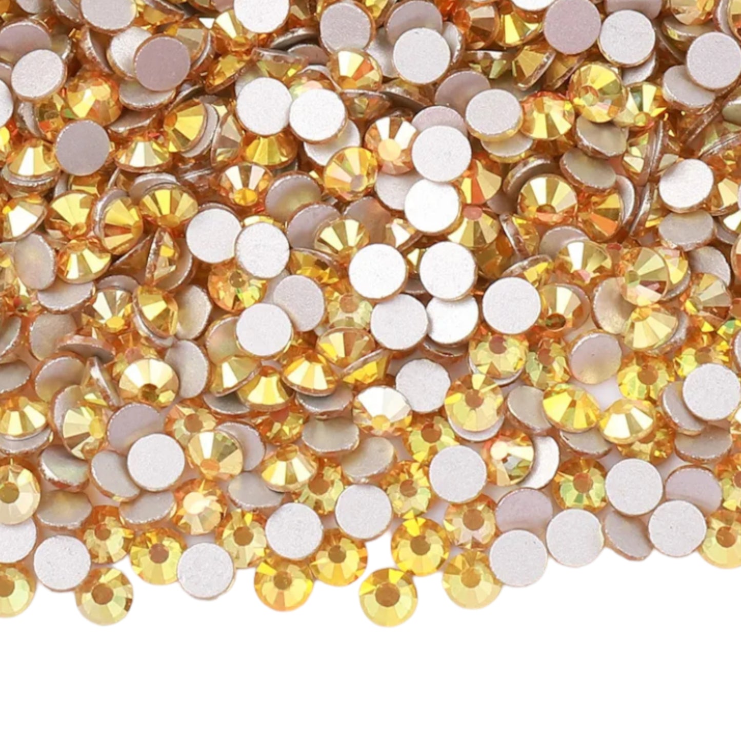 Metal Gold Ab Glass Rhinestones (1,440 Pieces)