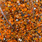 Orange Halloween,Rhinestones Mix