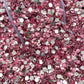 Rose  Pink  Resins Rhinestones