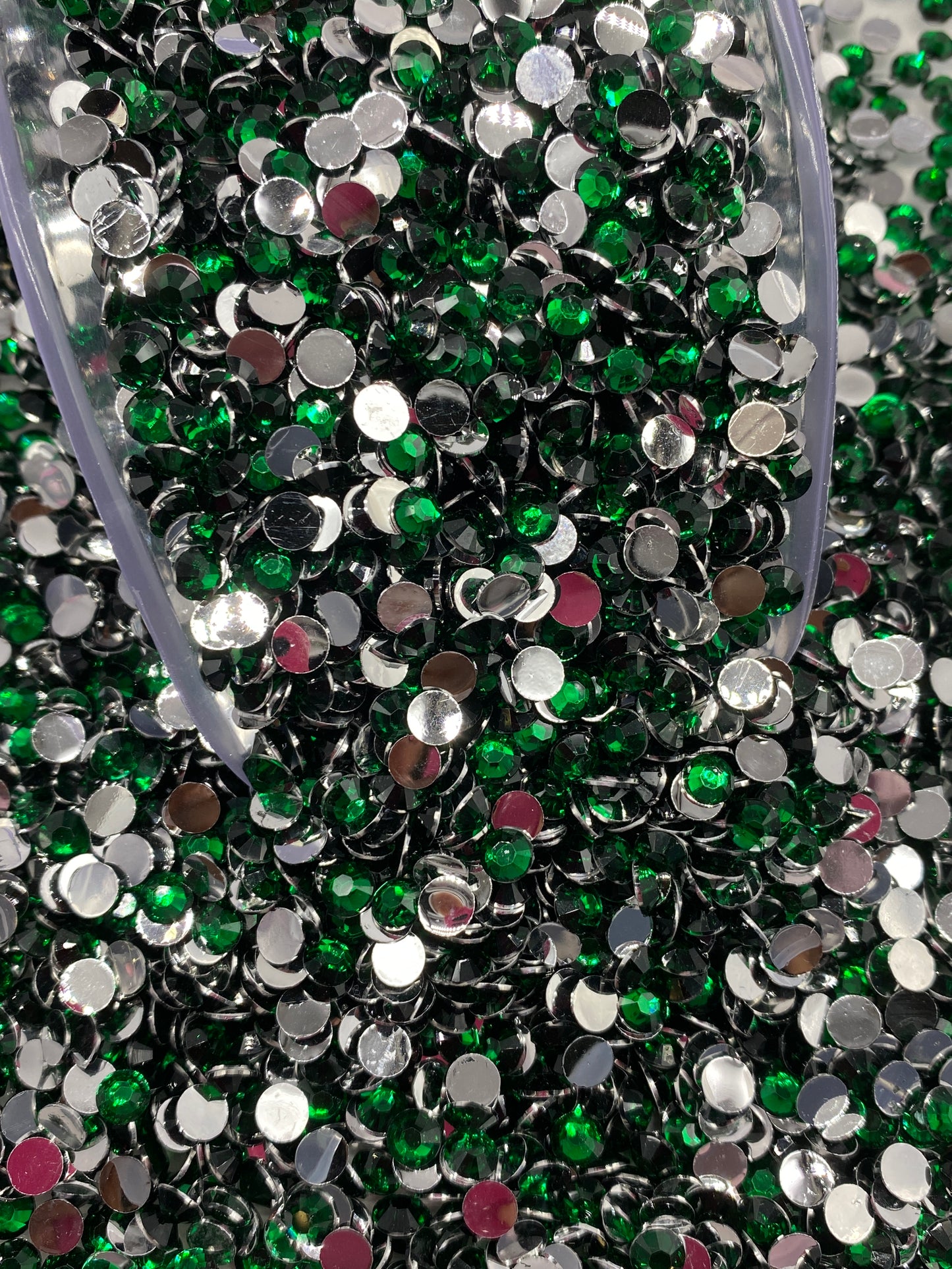 Emerald Green Resins Rhinestones