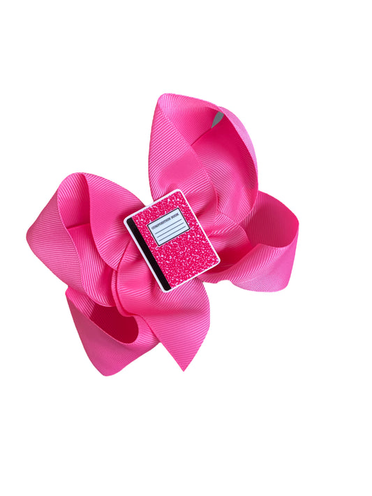 Hot Pink, Solid Color Jumbo hair clip