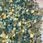 Aqua Blue Gold Bottom Glass Rhinestone (2,800 Pieces)🌺Sept🌺 New Arrival