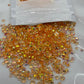 Orange Ab Transparent Rhinestones (30 Mix Sizes)