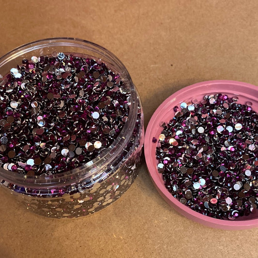 Amethyst 3mm Resins Rhinestones
