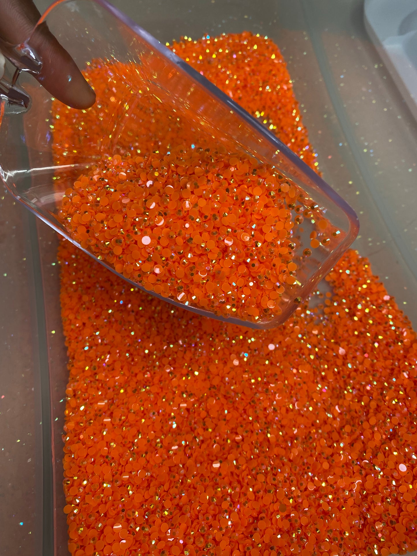 Orange Ab Jelly Rhinestone