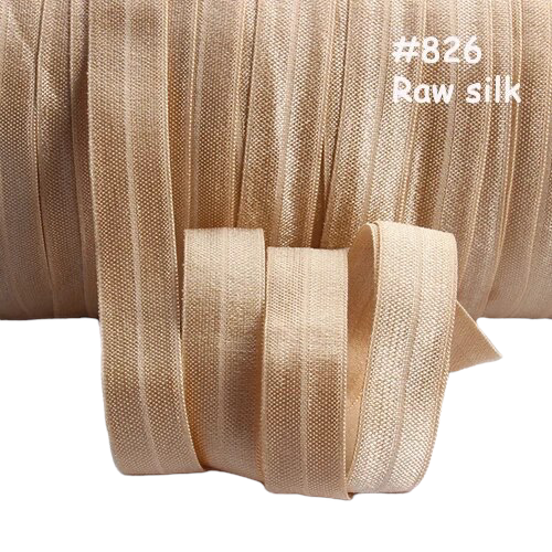 Lit Brown Raw Silk Elastic (5 yards) #826