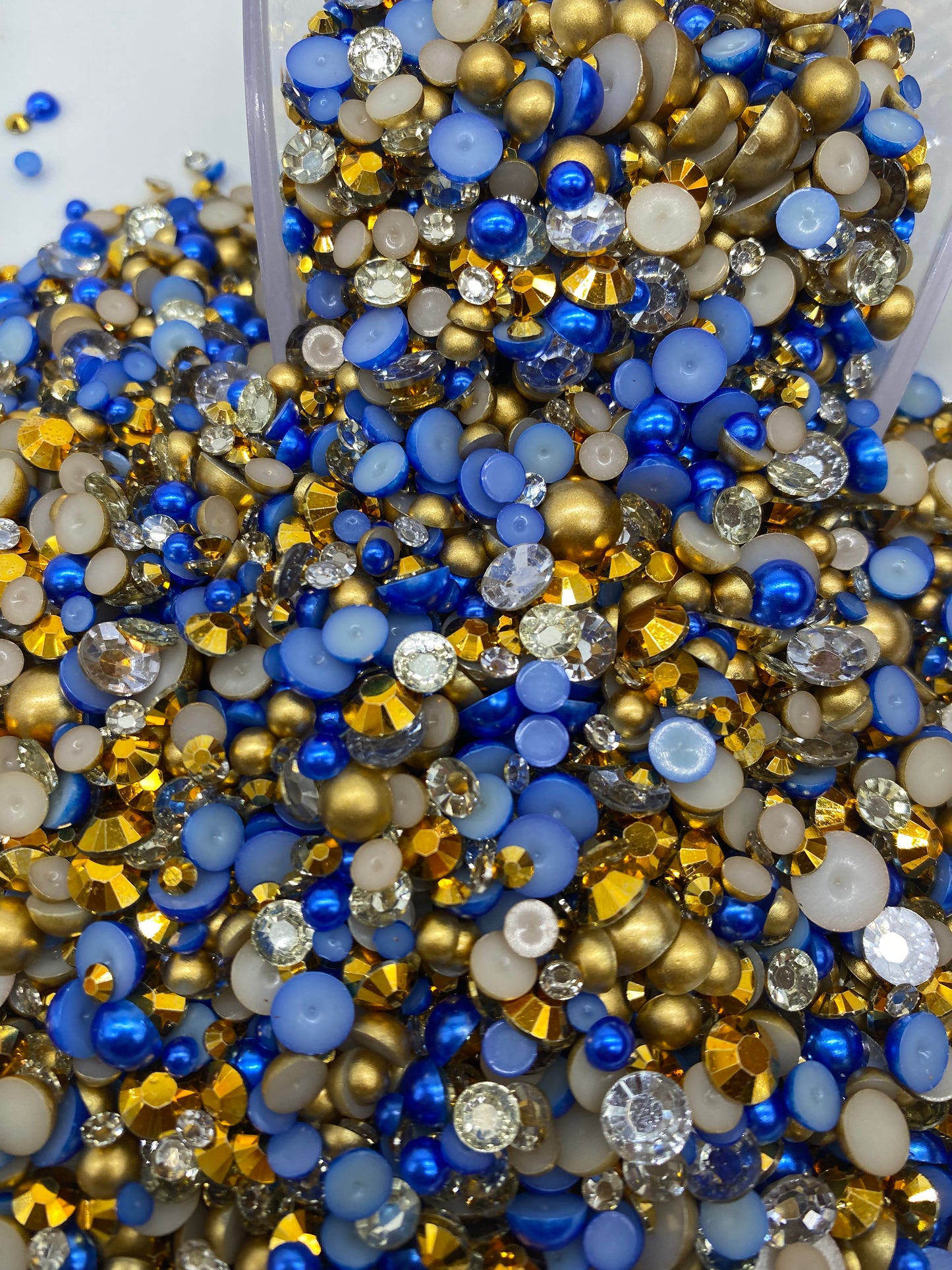 Royal Pearl and Rhinestone Mix