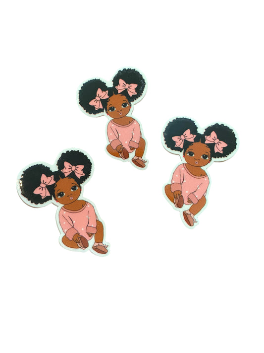 Black Girl  Resin Planar (1 piece)