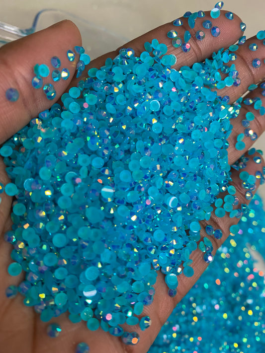 Blue zircon