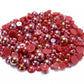 Red Ab Pearls (Mix Size) 1,500 Pieces