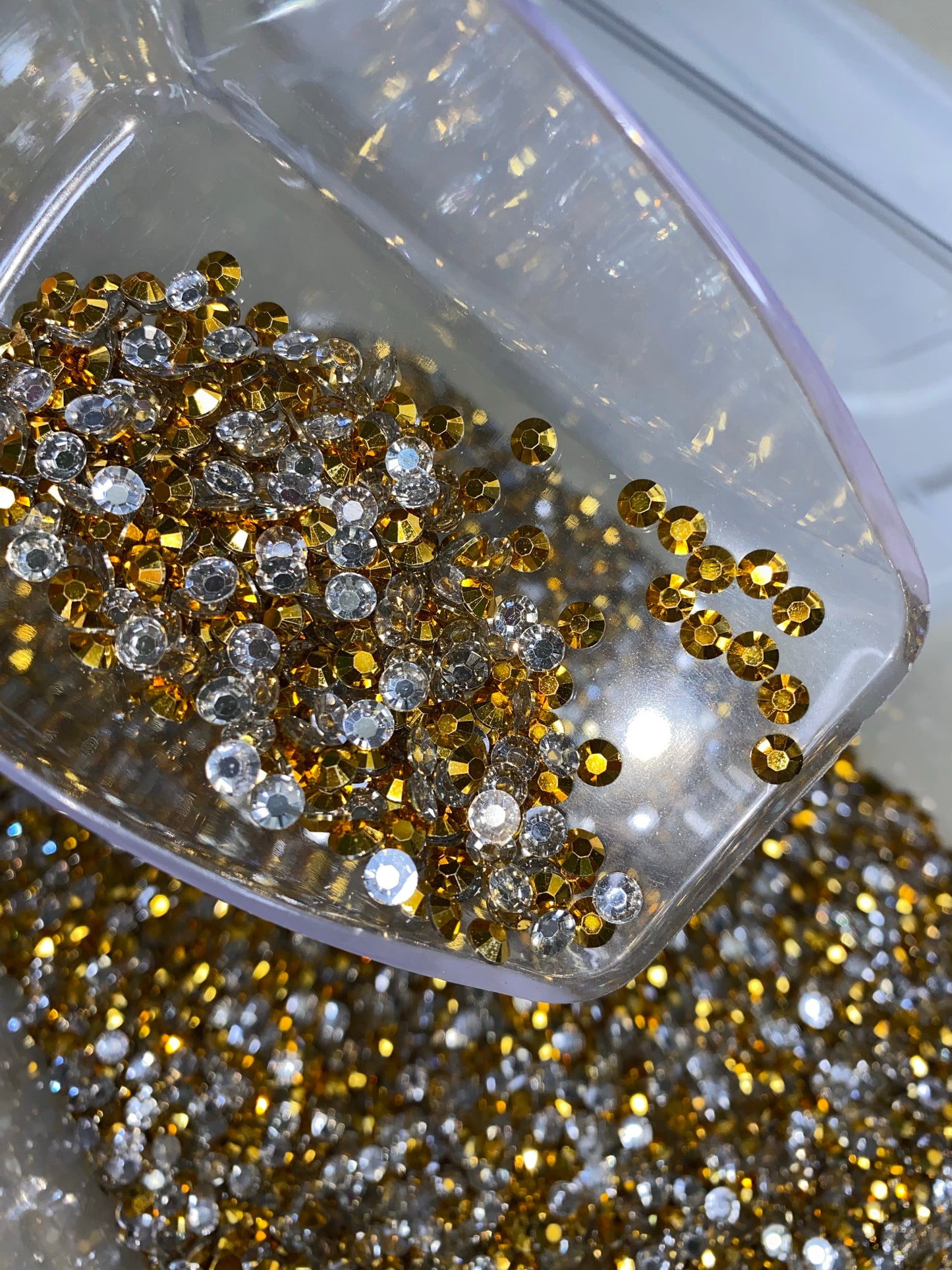 Gold Jelly Rhinestones