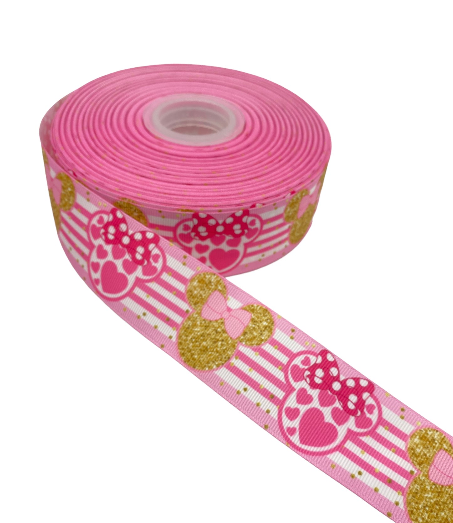 Minnie Ribbon (38mm /1.5 inches) Minnie Mouse Ribbon